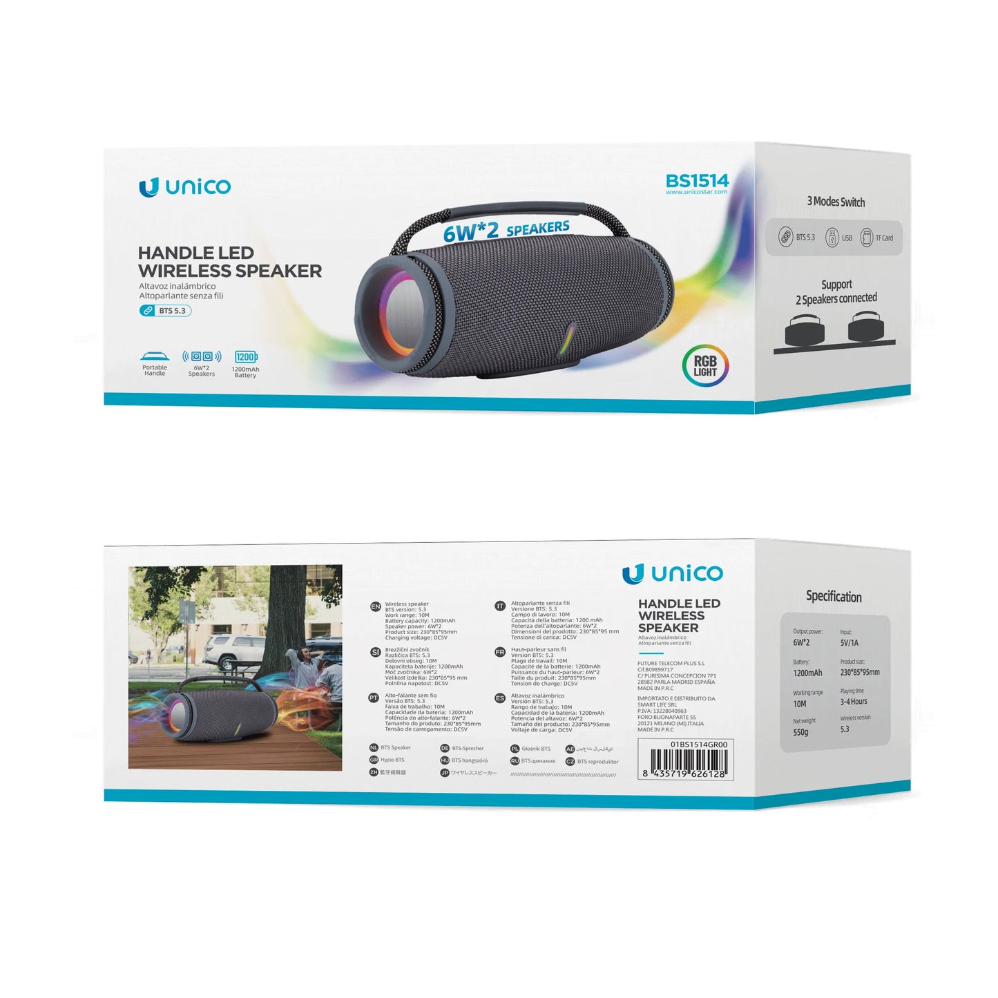 CASSA UNICO BLUETOOTH